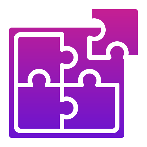 Puzzle Generic Flat Gradient icon