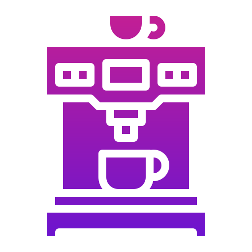 macchina per il caffè Generic Flat Gradient icona