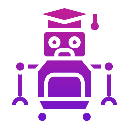 robot Generic Flat Gradient icoon