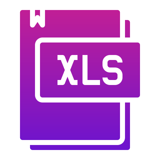 xls Generic Flat Gradient icoon