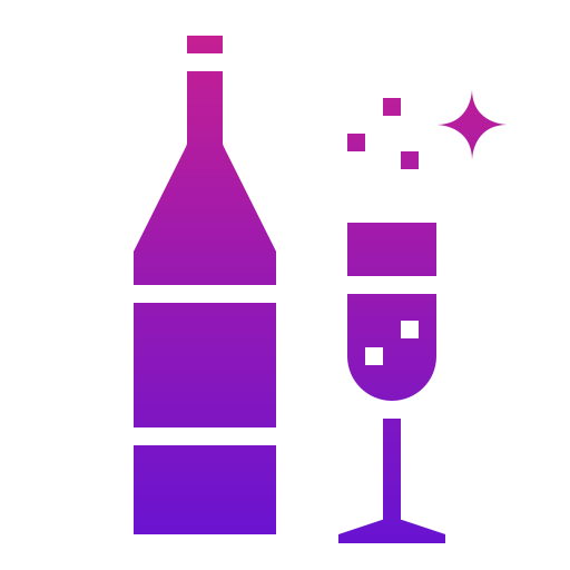 vino Generic Flat Gradient icono