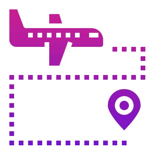 aeropuerto Generic Flat Gradient icono