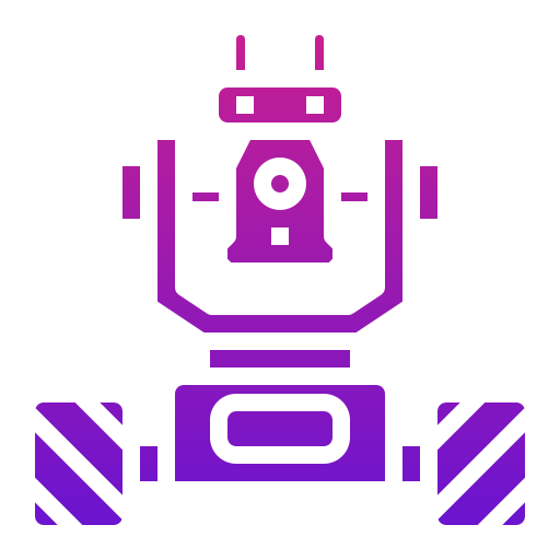 robot Generic Flat Gradient Icône