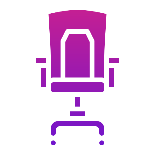 Gaming chair Generic Flat Gradient icon
