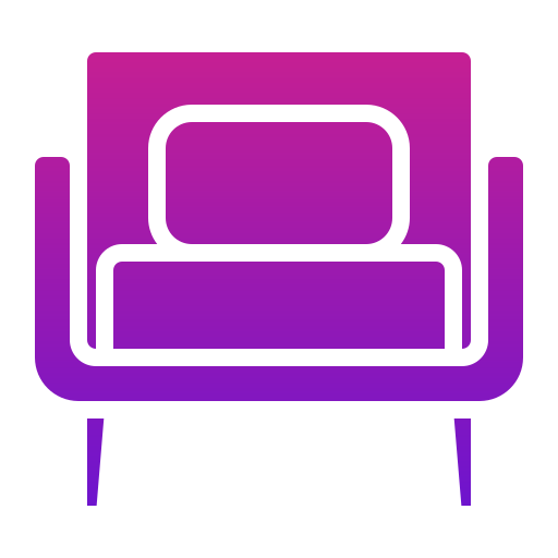 sofá Generic Flat Gradient icono