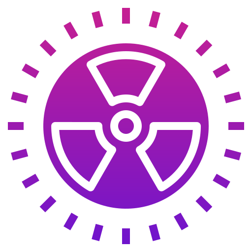 Nuclear energy Generic Flat Gradient icon