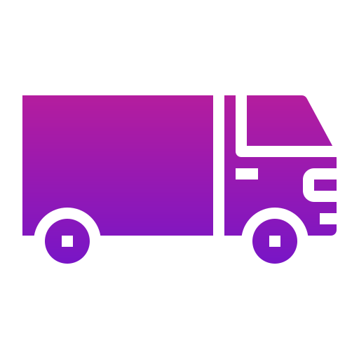 camion da carico Generic Flat Gradient icona