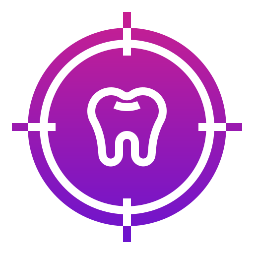 Зуб Generic Flat Gradient иконка