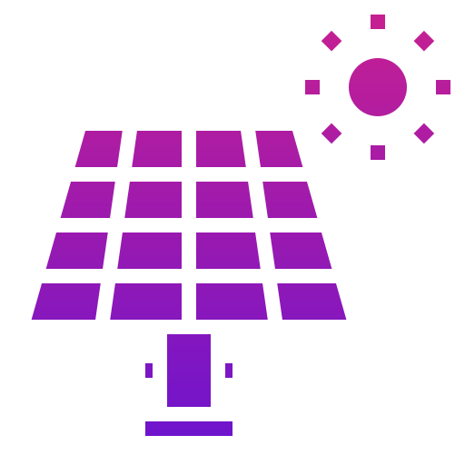 태양 에너지 Generic Flat Gradient icon