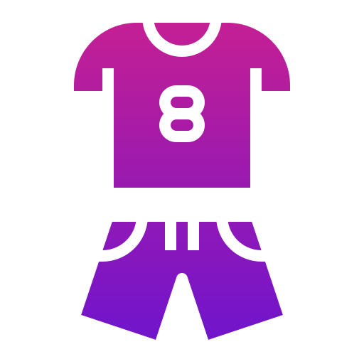 ubranie sportowe Generic Flat Gradient ikona