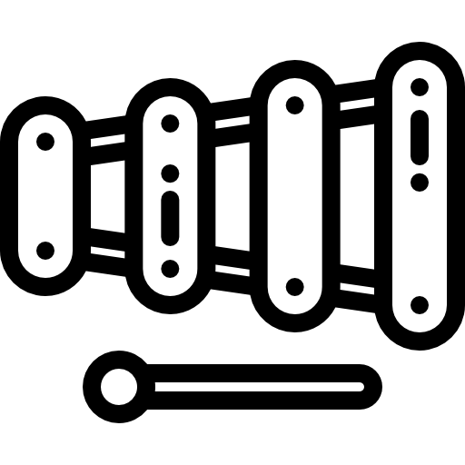 木琴 Detailed Rounded Lineal icon
