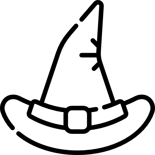 마녀 모자 Special Lineal icon