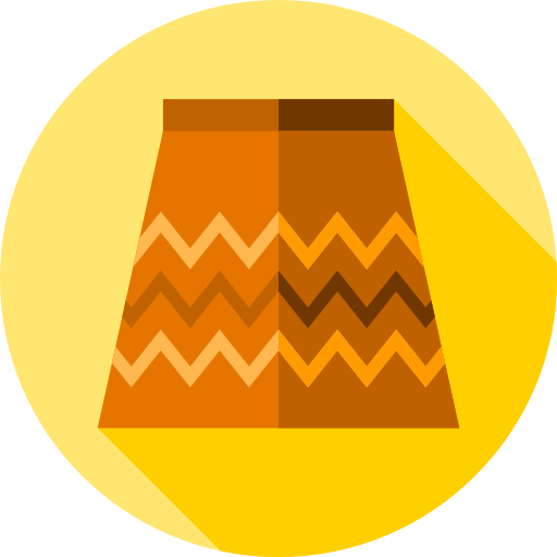 Skirt Flat Circular Flat icon