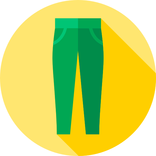Leggings Flat Circular Flat icon