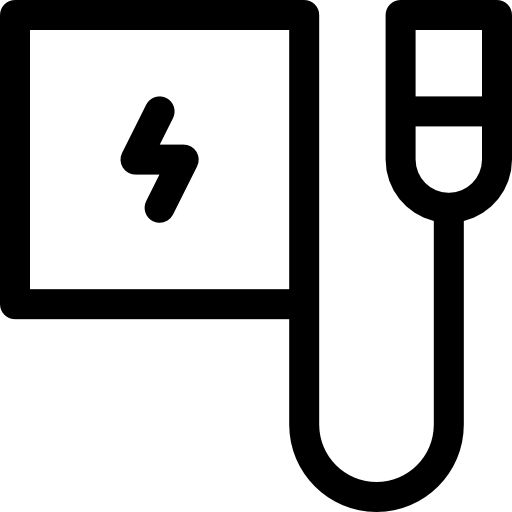 Ładowarka Basic Rounded Lineal ikona