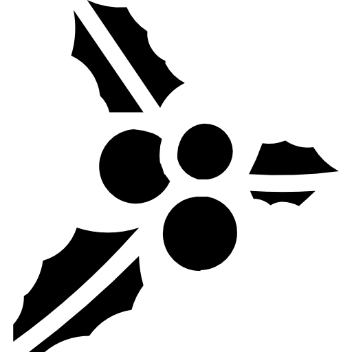 Mistletoe Roundicons Premium Solid icon