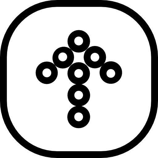 strzałka w górę Roundicons Premium Lineal ikona