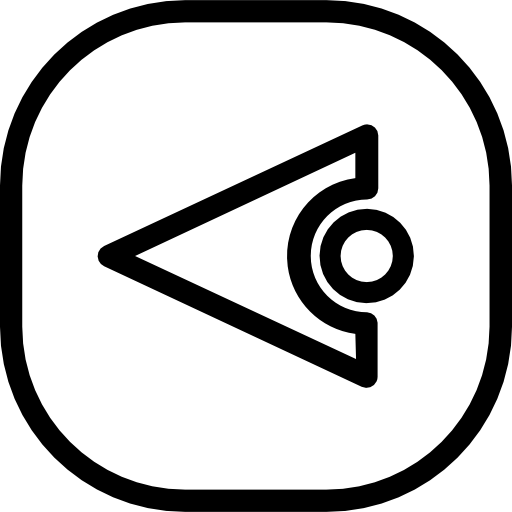 왼쪽 화살표 Roundicons Premium Lineal icon
