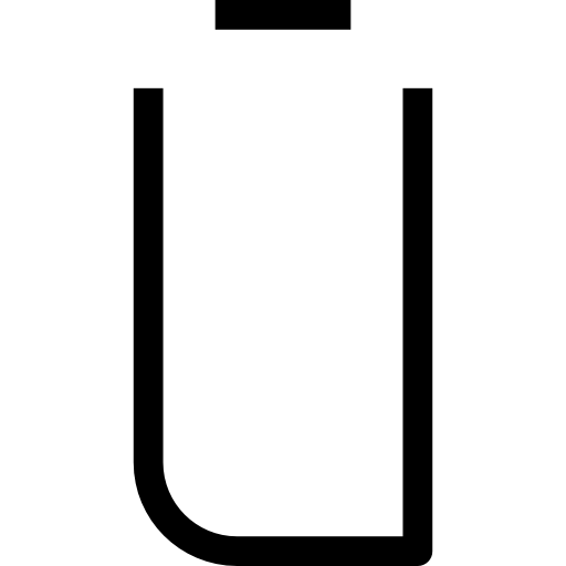 litera u Roundicons Premium Lineal ikona