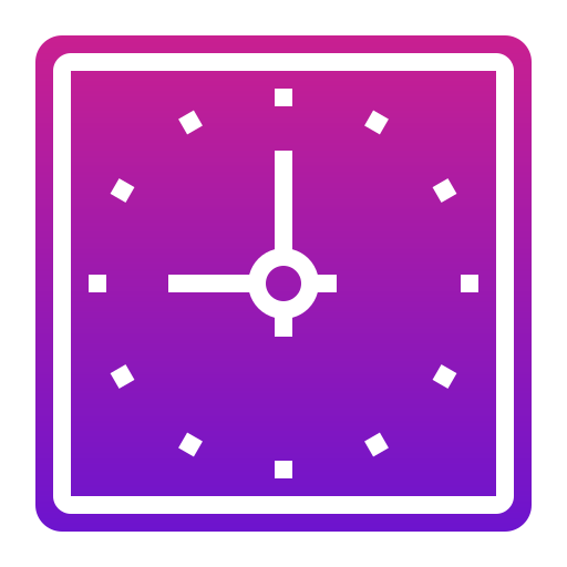 Wall clock Generic Flat Gradient icon