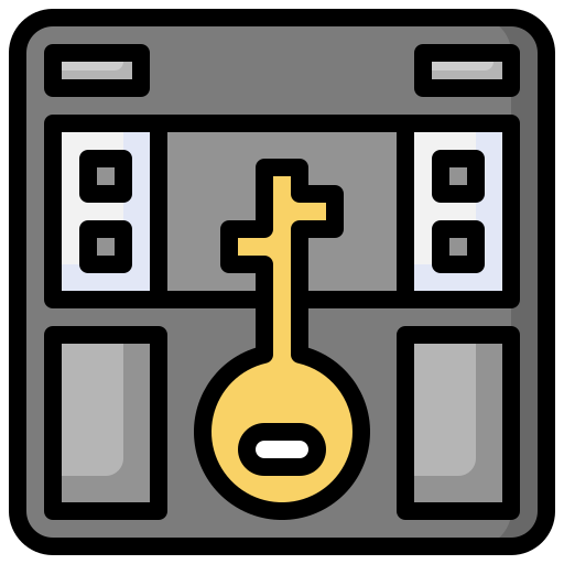 Passkey Surang Lineal Color icon