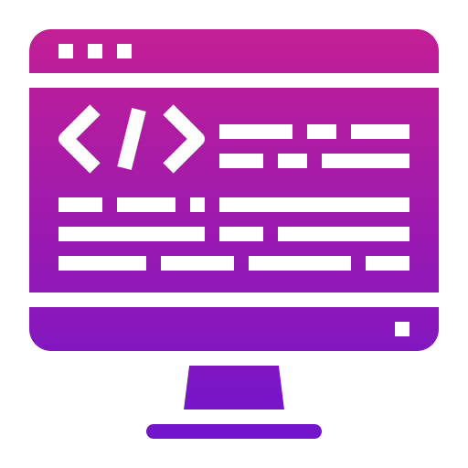 programación Generic Flat Gradient icono