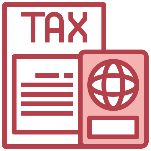 Tourist tax Surang Red icon