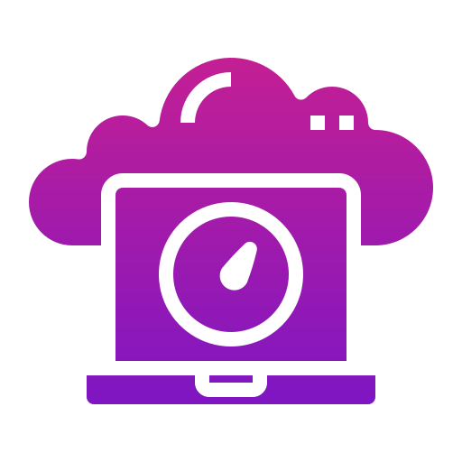 Cloud computing Generic Flat Gradient icon