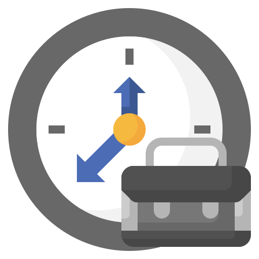 Working hours Surang Flat icon