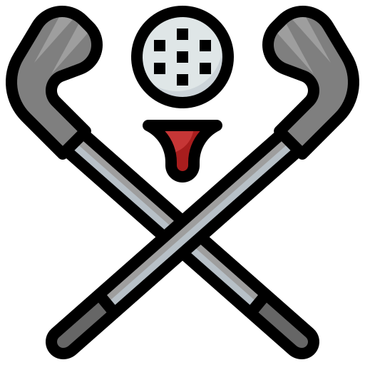 golfclub Surang Lineal Color icon