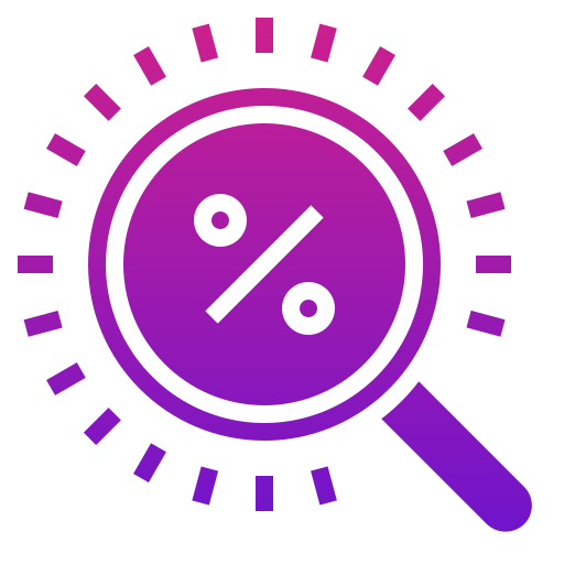 Magnifying glass Generic Flat Gradient icon