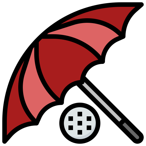 parasol Surang Lineal Color ikona