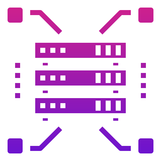 server Generic Flat Gradient icon