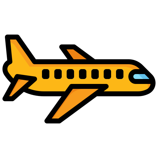 avion Surang Lineal Color Icône