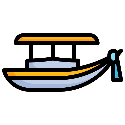 barco Surang Lineal Color icono