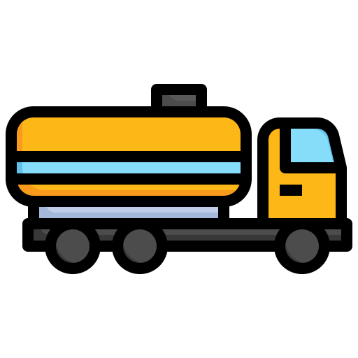 camión cisterna Surang Lineal Color icono