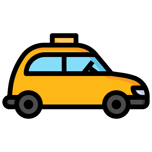taxi Surang Lineal Color icon