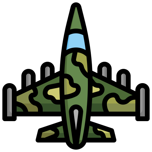 Aircraft Surang Lineal Color icon