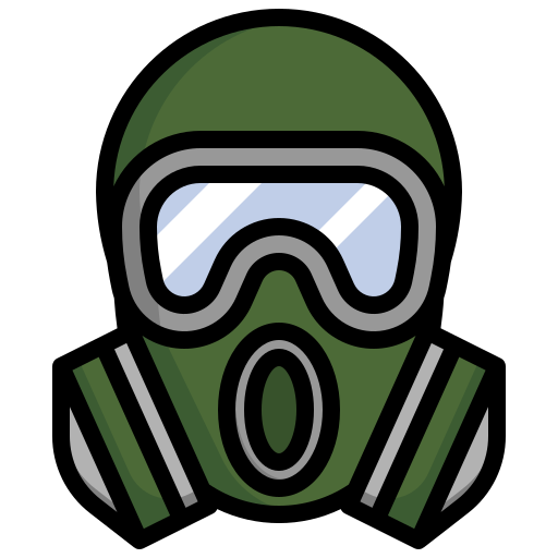 Gas mask Surang Lineal Color icon