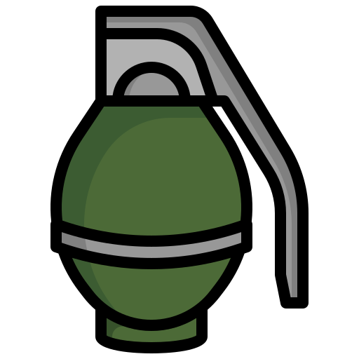 grenade Surang Lineal Color Icône