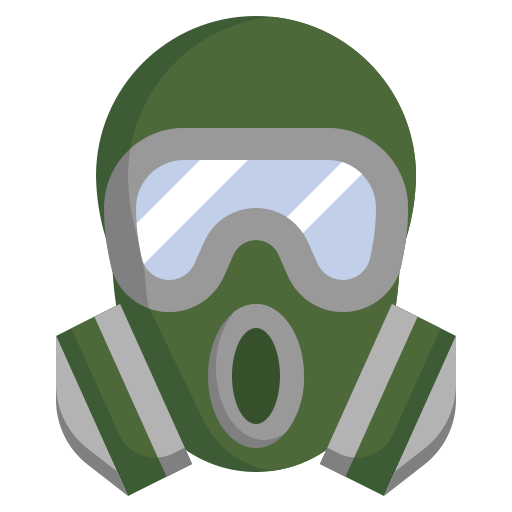 ガスマスク Surang Flat icon