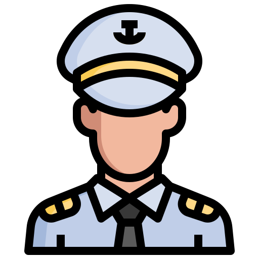 Navy Surang Lineal Color icon