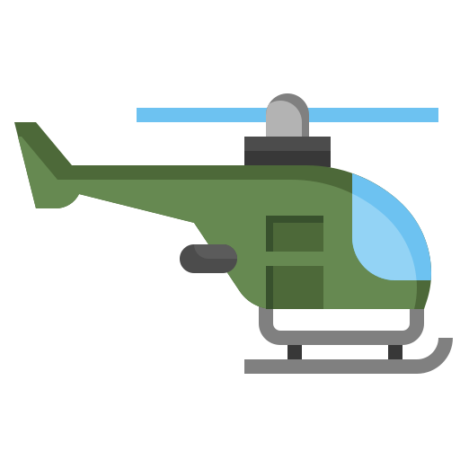 ヘリコプター Surang Flat icon