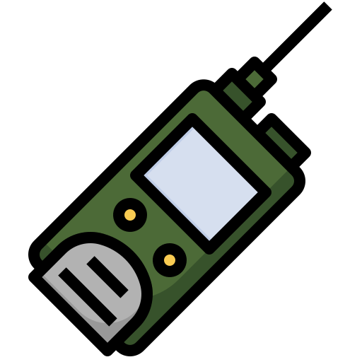 walkie-talkie Surang Lineal Color icoon