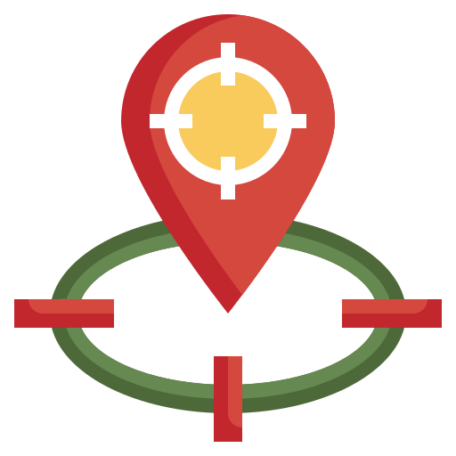 Location pin Surang Flat icon