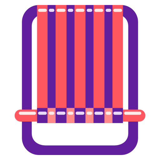 silla de playa Generic Flat icono