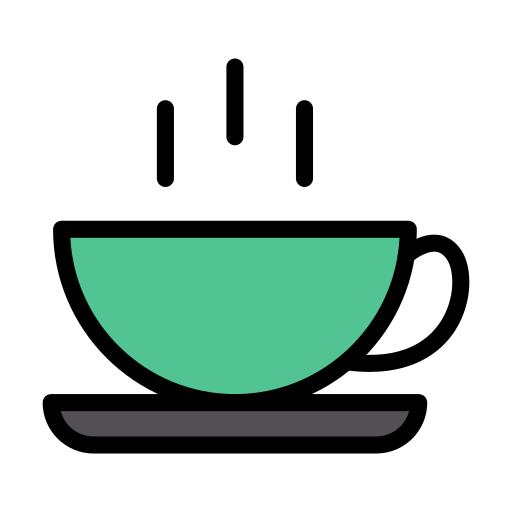 kaffeetasse Vector Stall Lineal Color icon