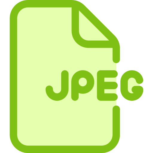 jpeg Generic Outline Color icono