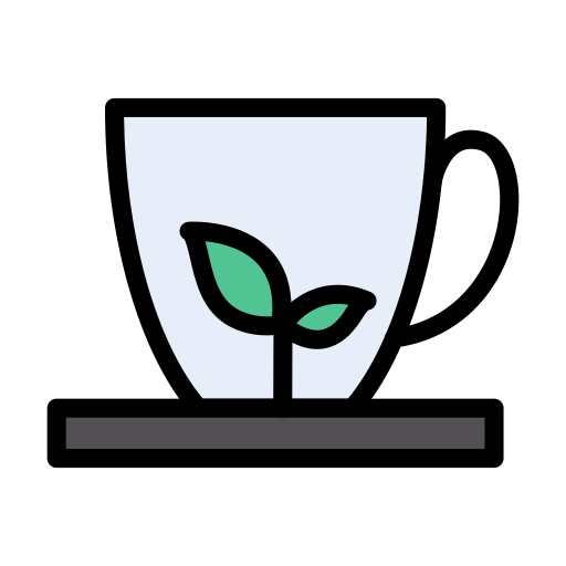 Зеленый чай Vector Stall Lineal Color иконка