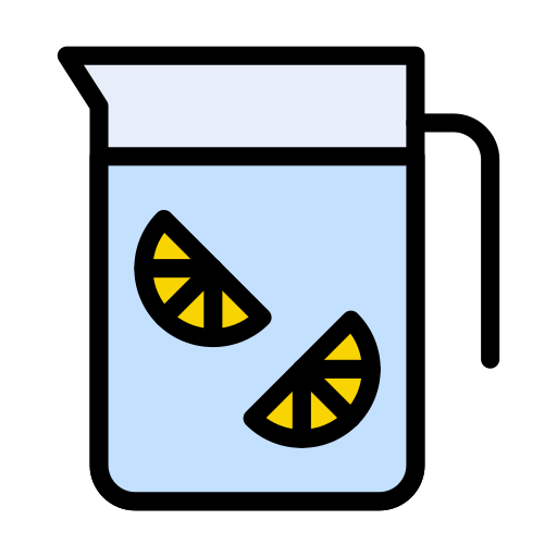 Lemonade Vector Stall Lineal Color icon